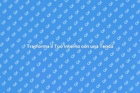 Tenda Orientale per Interni: Stile Unico