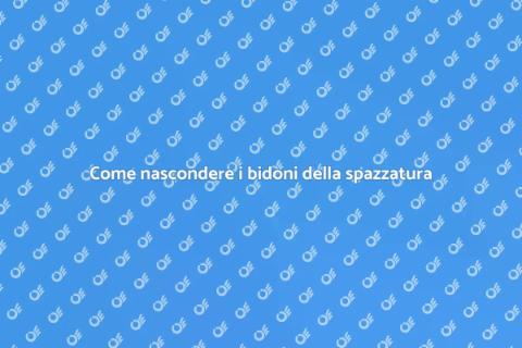 Copertura per bidoni della spazzatura