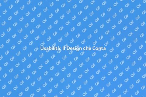 Design Semplificato per Usabilità
