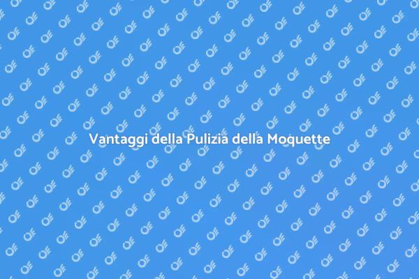I Vantaggi della Pulizia delle Moquette