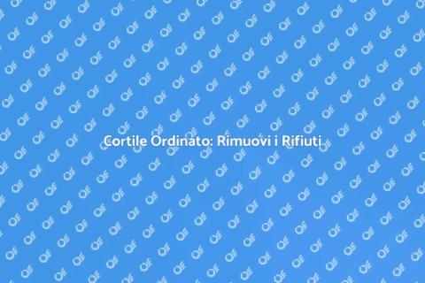 Rimuovere Rifiuti dal Cortile