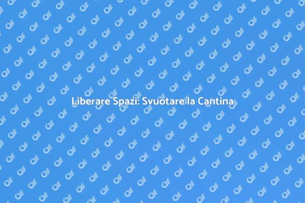 Trasforma la Tua Cantina in Spazio Utilizzabile