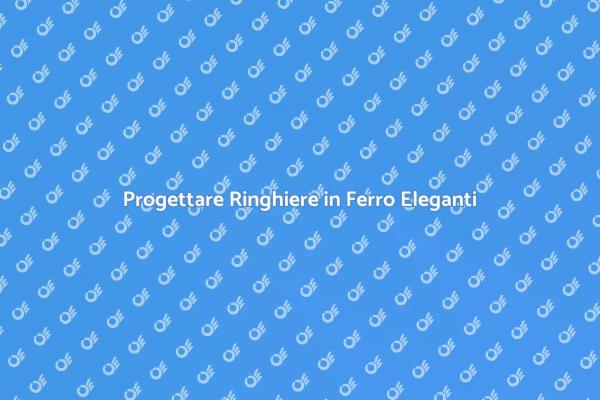 Realizza Ringhiere in Ferro di Design