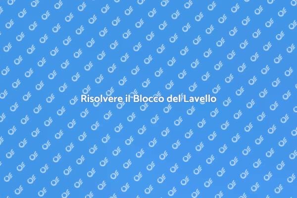 Sbloccare il Lavello in Cucina
