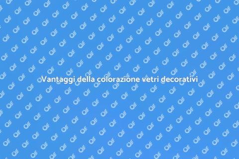 Colorazione vetri decorativi finestre