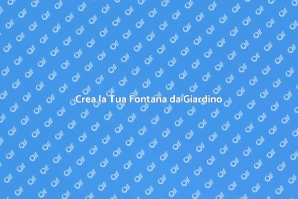 Trasforma il Tuo Giardino con una Fontana