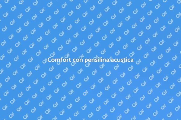 Pensilina per finestre: comfort acustico