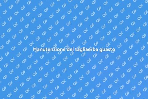 Rimettere in sesto un tagliaerba