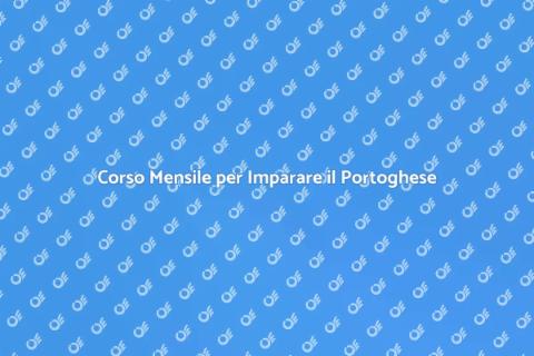 Impara il Portoghese con Lezioni Mensili