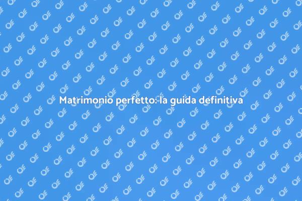 Pianifica il tuo matrimonio ideale