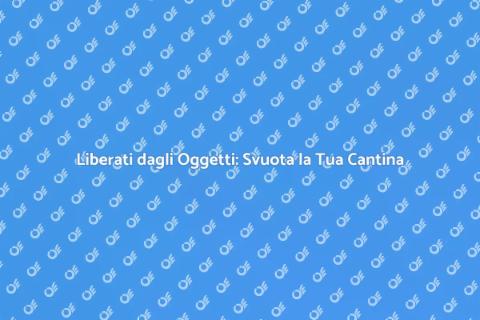 Svuotare Cantine in Modo Professionale