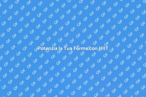 Allenamento Alta Intensità per Fitness