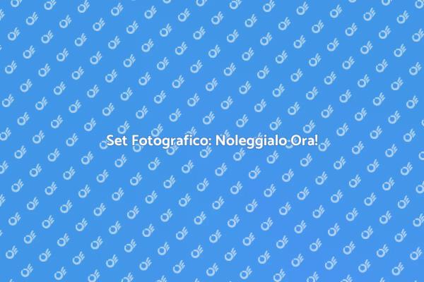 Crea con un Set Fotografico Completo