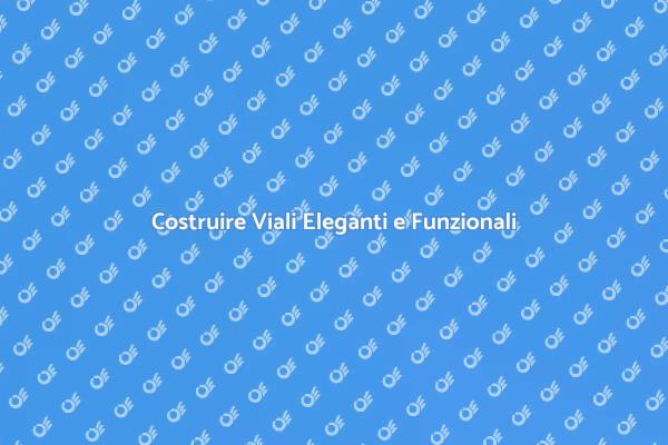Creare Pavimentazioni da Esterno