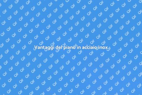 Piano di lavoro in acciaio inox