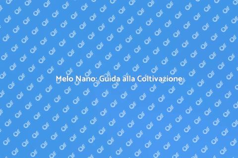 Piantare un Melo Nano in Giardino
