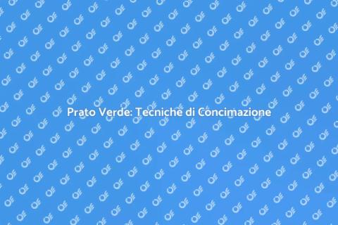 Concimare il Prato: Guida Completa