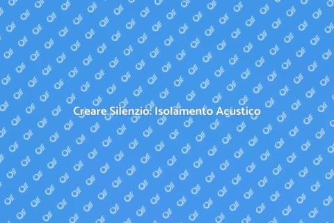 Isolamento Acustico in Sala Prove