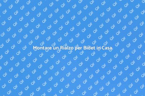Rialzo per Bidet: Comfort e Accessibilità