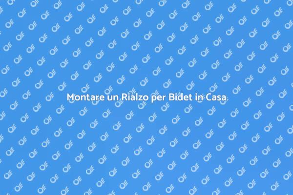 Comfort e Funzionalità: Rialzo per Bidet