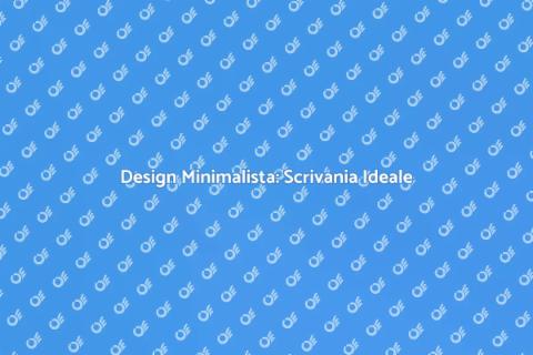 Scrivania Minimalista: Design Funzionale