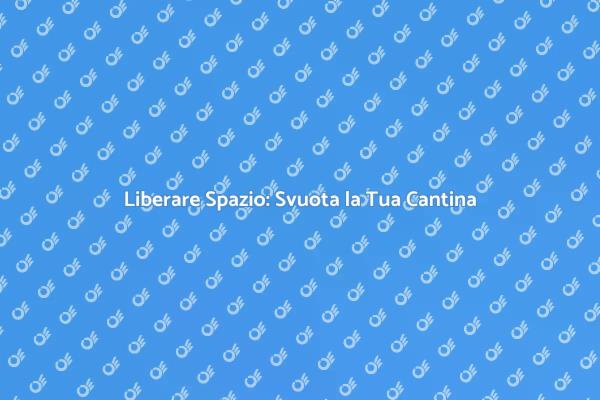 Trasforma la Tua Cantina in Spazio Utile