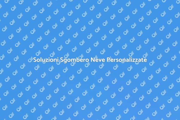 Sgombero Neve: La Tua Soluzione Ideale