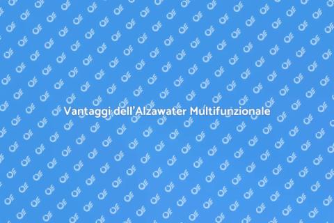 Alzawater Multifunzionale: Comfort e Versatilità