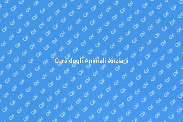 Supporto per Animali Anziani