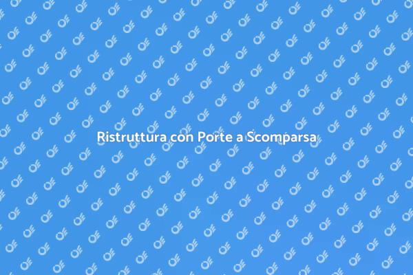 Trasforma i Tuoi Spazi con Stile