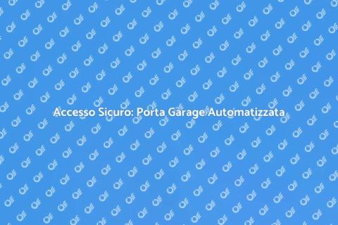 Automazione Garage con Batteria Backup
