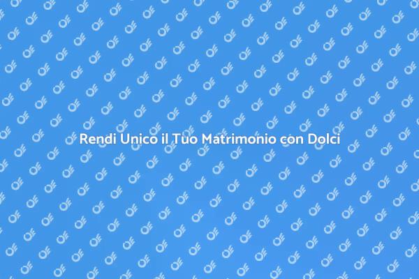 Buffet di Dolci: Magia e Dolcezza