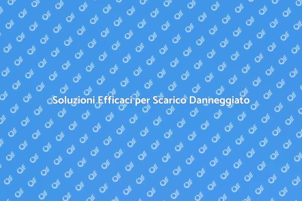Riparazione Facile della Linea di Scarico