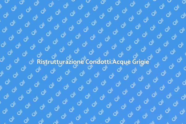 Intervento Necessario: Bonifica Acque