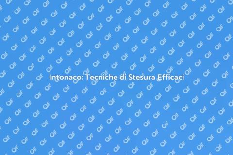 Stendere l'intonaco per ristrutturare