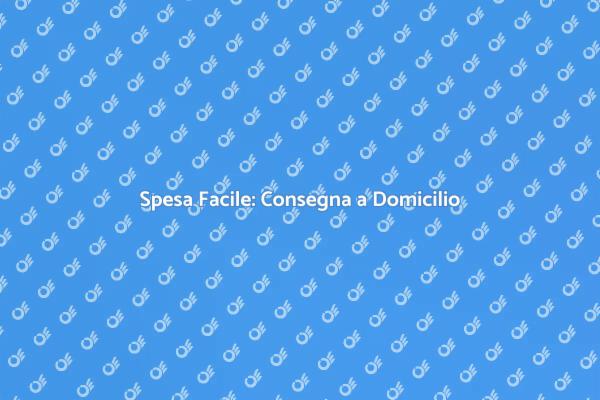 Consegna Spesa: Risparmia Tempo!