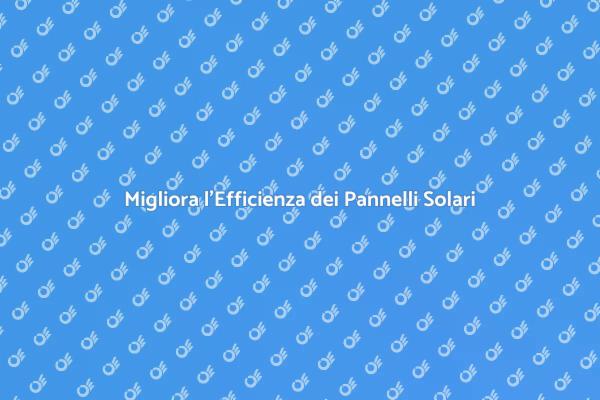 Pulizia Efficiente per Pannelli Solari