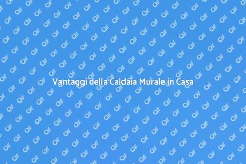 Caldaia Murale: Comfort e Efficienza