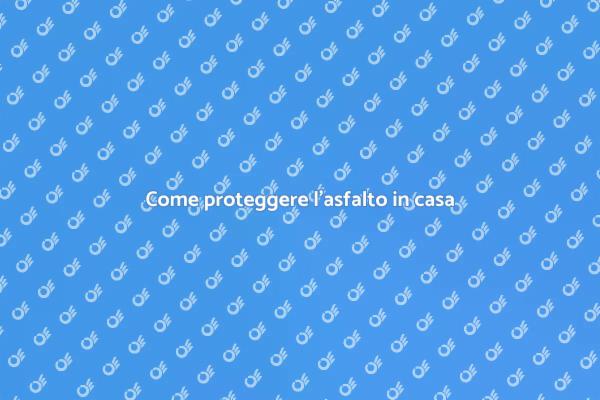 Impermeabilizzazione asfalto: tutto quello che serve