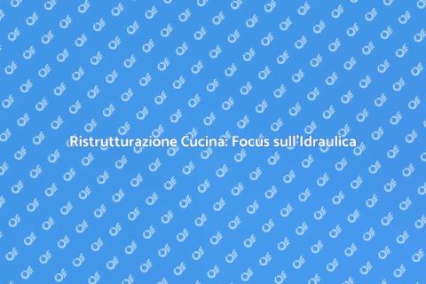 Impianto Idraulico per Ristrutturazione