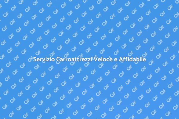 Carroattrezzi: Assistenza Immediata per Te
