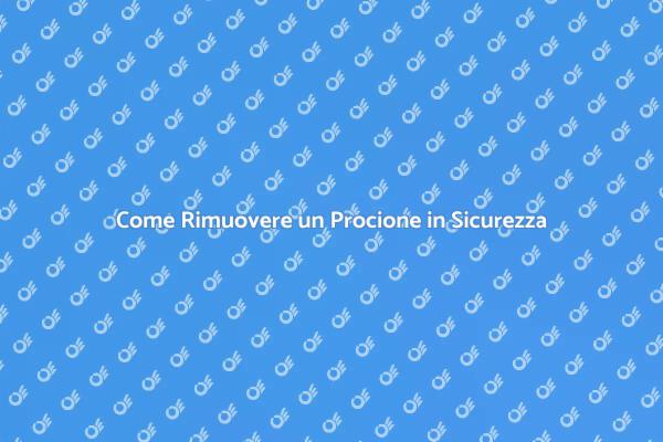 Rimuovere un Procione in Modo Efficace