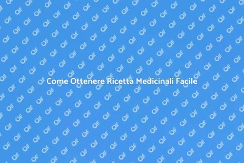 Richiedere Ricetta Medicinali Prescritti