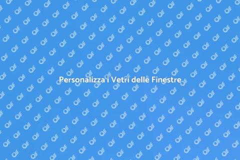 Colorazione Moderna Vetri Finestre