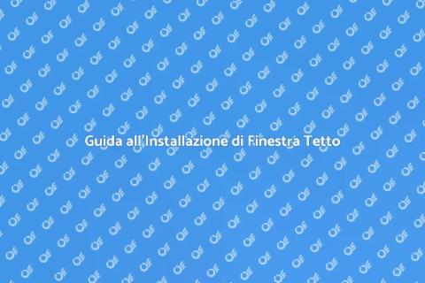 Finestra per il Tetto: Illumina il Sottotetto