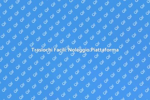 Noleggiare Piattaforma Elevatrice