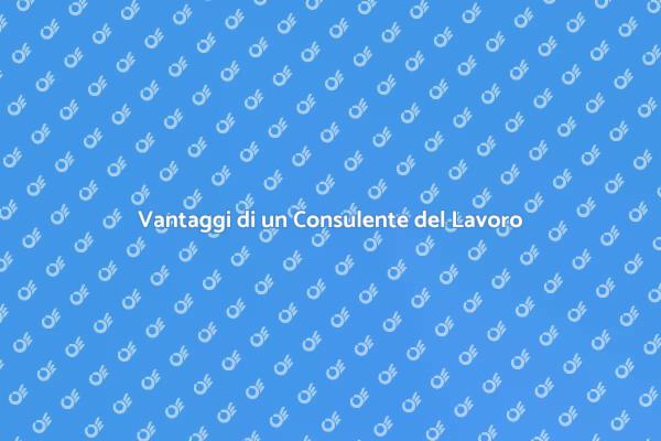 Perché Scegliere un Consulente del Lavoro