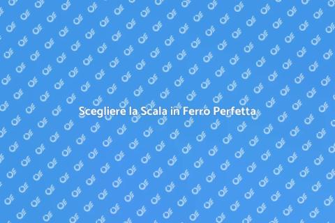 Scala in Ferro: Eleganza e Robustezza