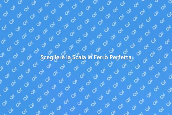 Scala in Ferro: Design e Versatilità