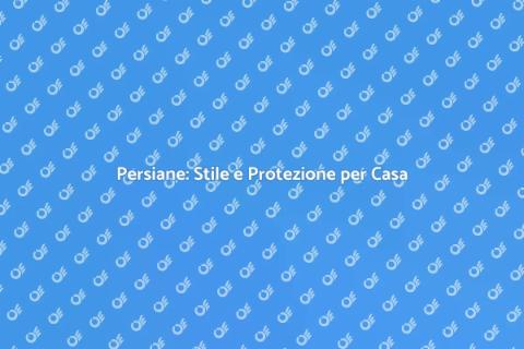 Installazione di Persiane per Casa